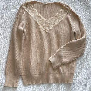 VICI Lacy cream sweater